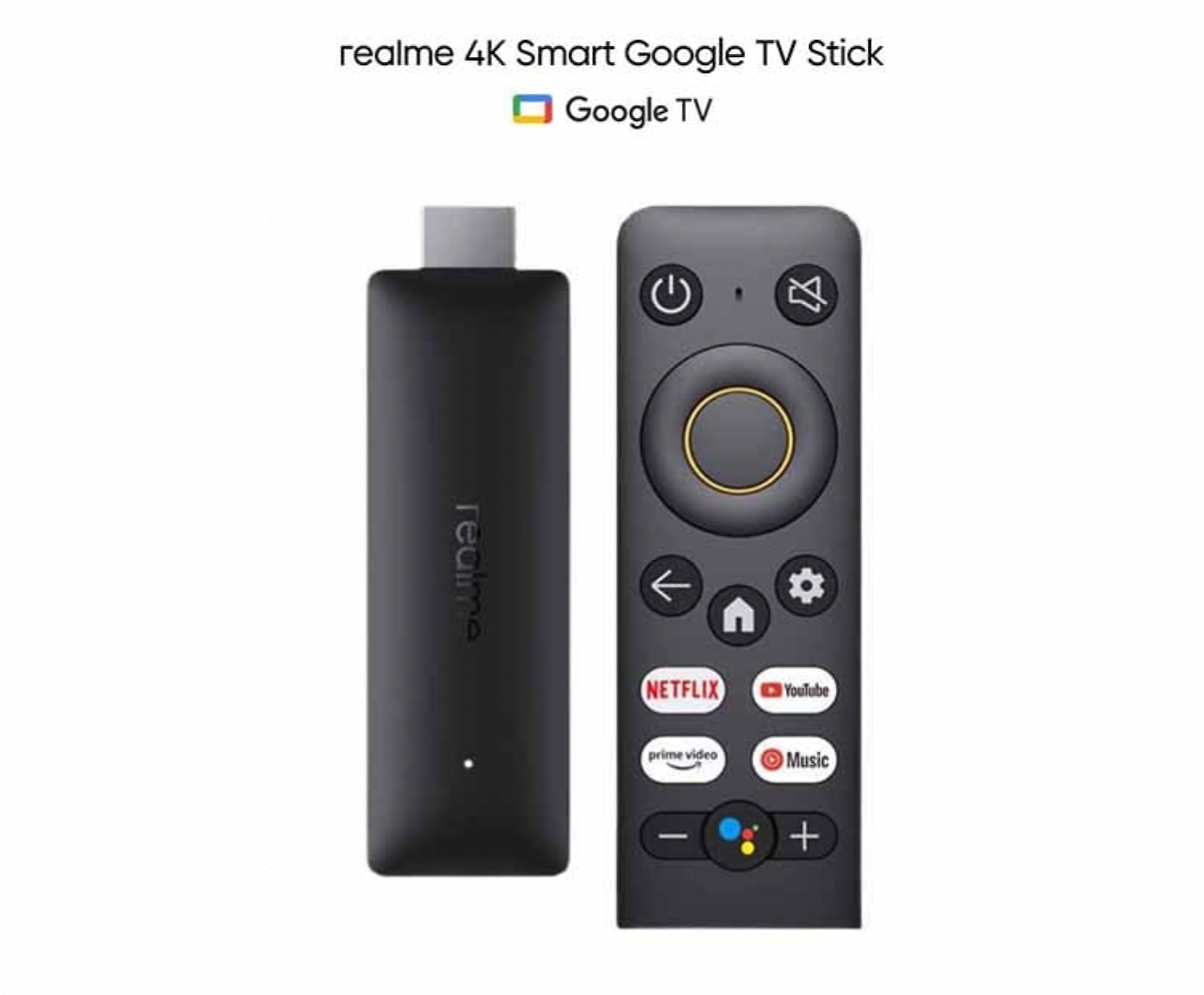 Realme 4k Google Smart TV Stick Power Play