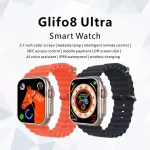 Blulory Glifo 8 Ultra Pro Smartwatch (Orange) - Image 2